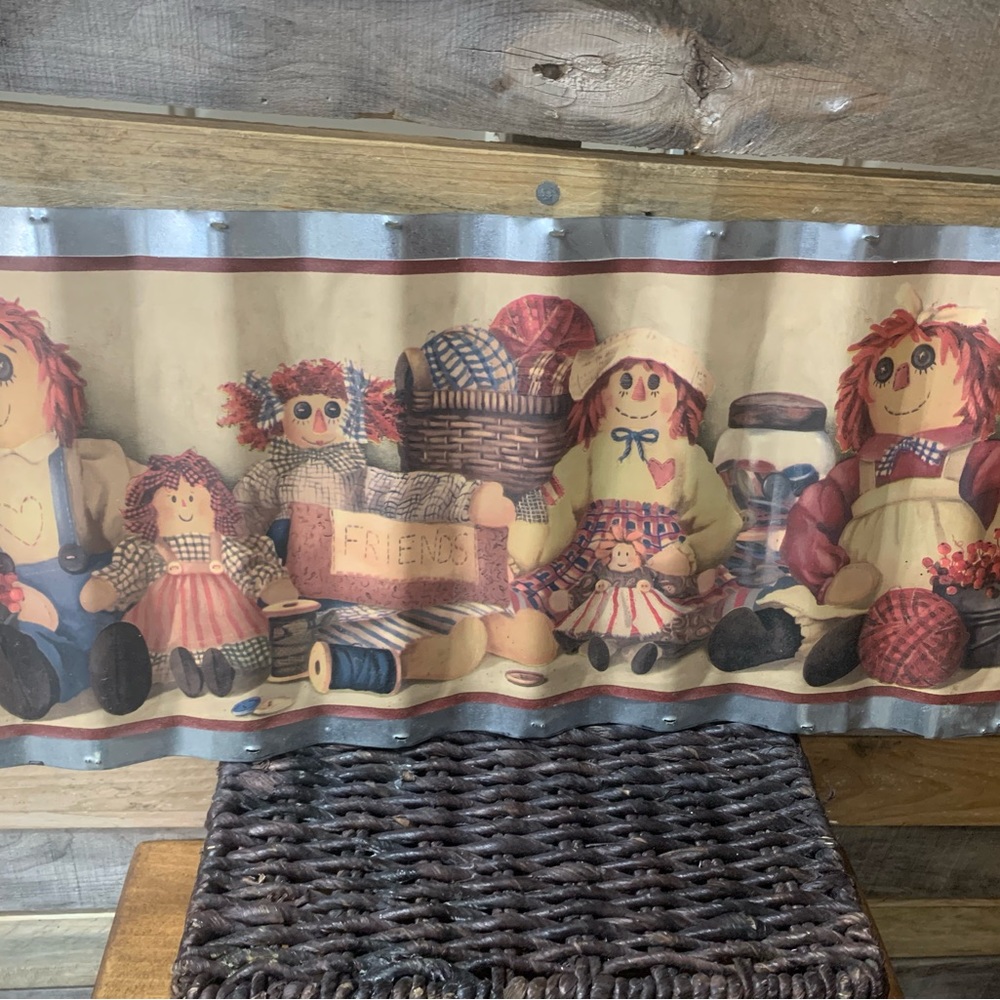 Raggedy Ann Andy Forever Friends Metal Tin Sign 10” x 20” Wall Decoration Art